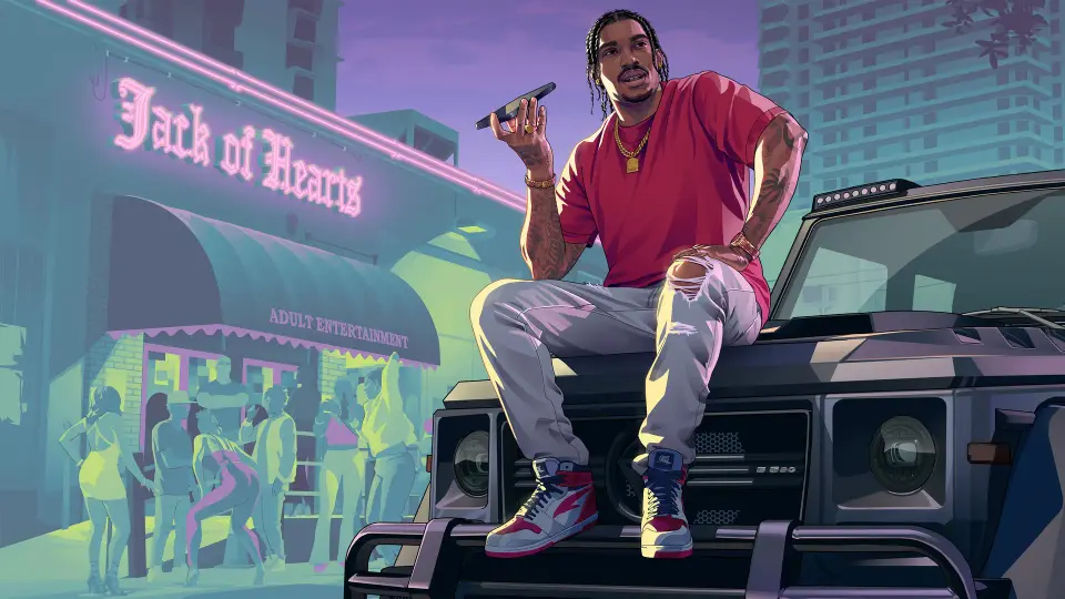 Dre'Quan Priest, official GTA 6 artwork by Rockstar Games (desktop)