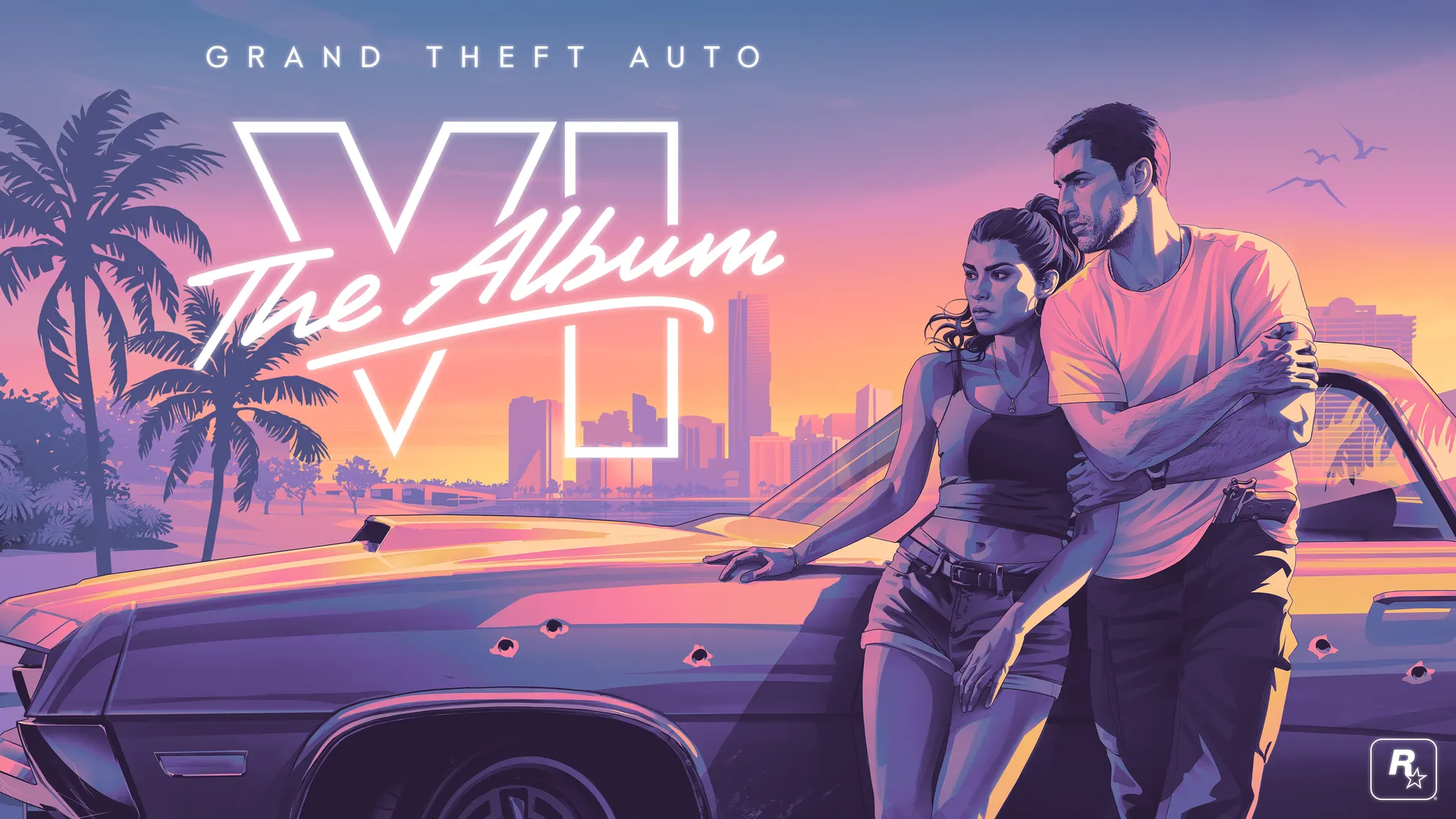 Grand Theft Auto VI: The Album key art