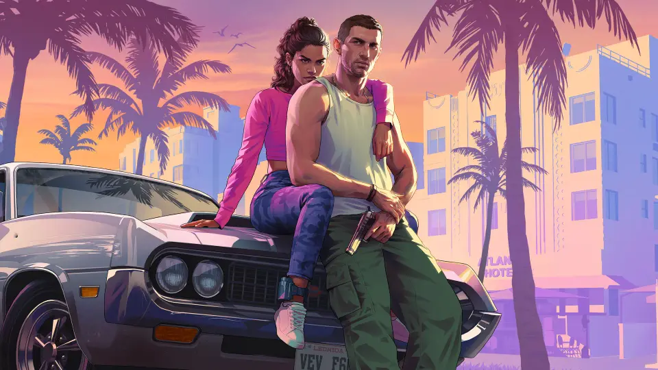 Jason and Lucia 01, official GTA 6 artwork by Rockstar Games (desktop)