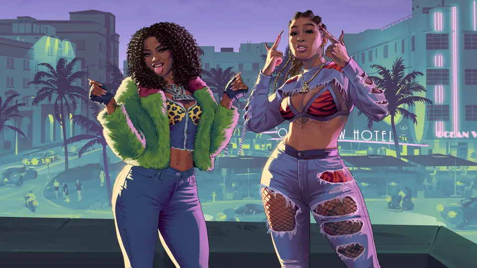 Real Dimez, official GTA 6 artwork by Rockstar Games (desktop)