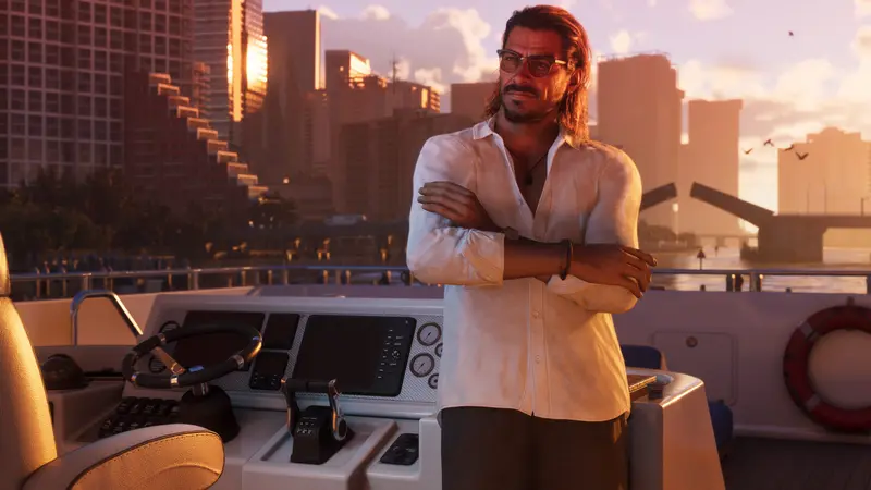 Raul Bautista on a boat deck at sunset, arms folded